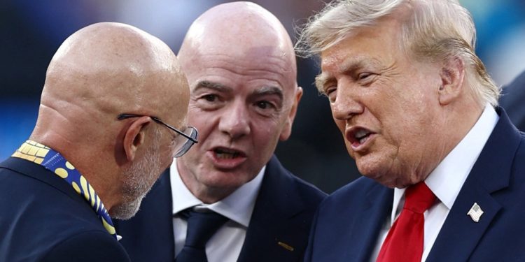 FIFA noemt bericht over hulpvraag Infantino aan Trump 'pure fictie'
